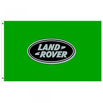 Land rover white flag artwork flags banner 3X5 FT 90*150CM Polyster Outdoor Flag