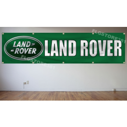 Land Rover Flag Banner 2X8Ft Car Flag Wall Garage Man Cave Green Banner